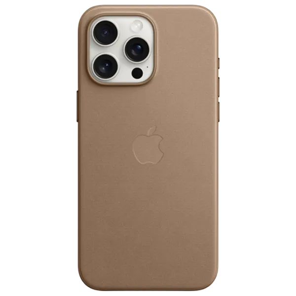 Husă pentru smartphone Apple iPhone 15 Pro Max Apple/ MagSafe Back/ FineWoven/ Taupe Brown photo 2 Husă pentru smartphone Apple iPhone 15 Pro Max Apple/ MagSafe Back/ FineWoven/ Taupe Brown photo 2