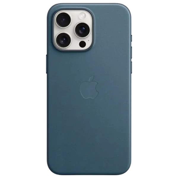 Чехол для смартфона Apple iPhone 15 Pro Max Apple/ MagSafe Back/ FineWoven/ Pacific Синий photo 2 Чехол для смартфона Apple iPhone 15 Pro Max Apple/ MagSafe Back/ FineWoven/ Pacific Синий photo 2
