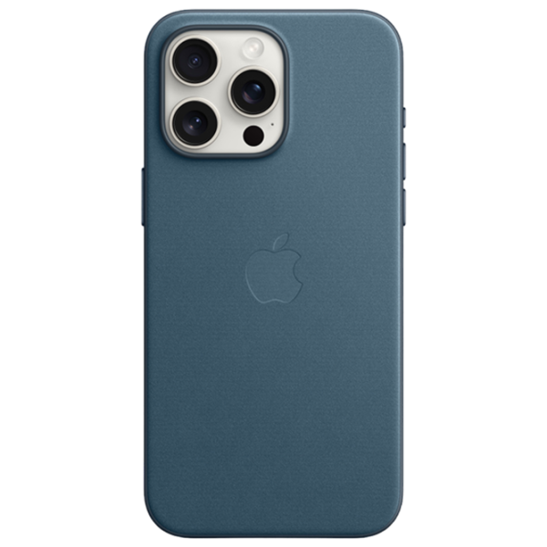 Чехол для смартфона Apple iPhone 15 Pro Max Apple/ MagSafe Back/ FineWoven/ Pacific Синий photo 2 Чехол для смартфона Apple iPhone 15 Pro Max Apple/ MagSafe Back/ FineWoven/ Pacific Синий photo 2