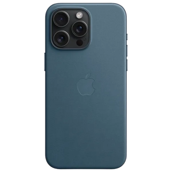 Чехол для смартфона Apple iPhone 15 Pro Max Apple/ MagSafe Back/ FineWoven/ Pacific Синий photo 3 Чехол для смартфона Apple iPhone 15 Pro Max Apple/ MagSafe Back/ FineWoven/ Pacific Синий photo 3