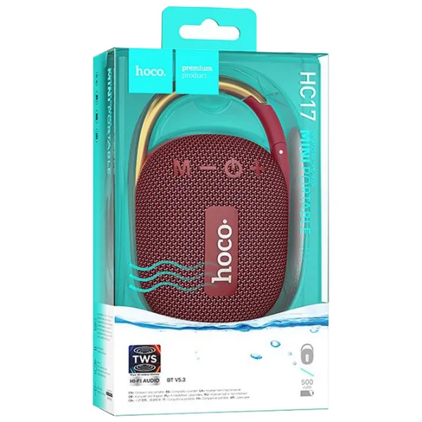 Boxă portabilă Hoco HC17 5 W/ Red photo 3 Boxă portabilă Hoco HC17 5 W/ Red photo 3