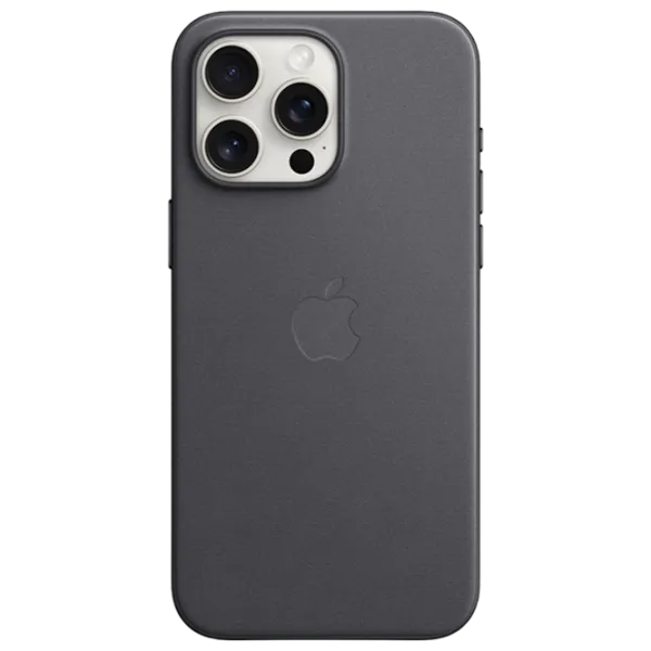 Чехол для смартфона Apple iPhone 15 Pro Max Apple/ MagSafe Back/ FineWoven/ Черный photo 2 Чехол для смартфона Apple iPhone 15 Pro Max Apple/ MagSafe Back/ FineWoven/ Черный photo 2