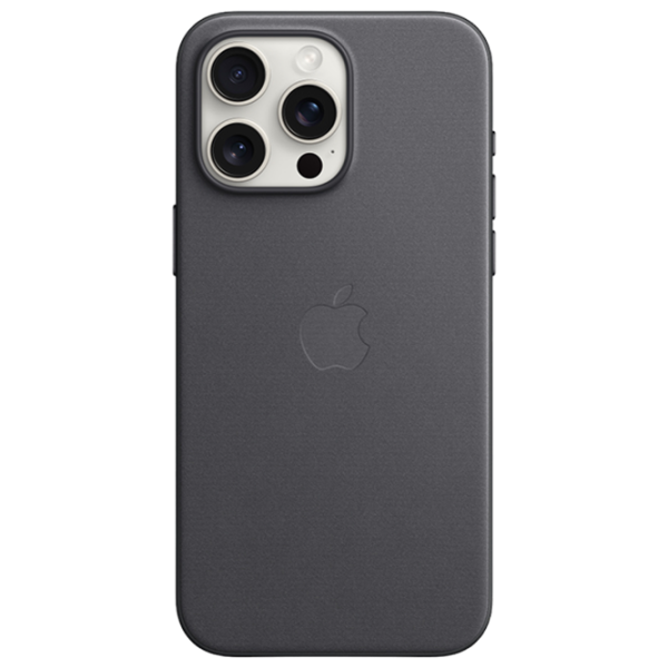 Чехол для смартфона Apple iPhone 15 Pro Max Apple/ MagSafe Back/ FineWoven/ Черный photo 2 Чехол для смартфона Apple iPhone 15 Pro Max Apple/ MagSafe Back/ FineWoven/ Черный photo 2