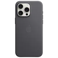 Husă pentru smartphone Apple iPhone 15 Pro Max Apple/ MagSafe Back/ FineWoven/ Black photo 2