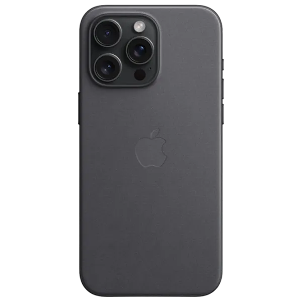 Чехол для смартфона Apple iPhone 15 Pro Max Apple/ MagSafe Back/ FineWoven/ Черный photo 3 Чехол для смартфона Apple iPhone 15 Pro Max Apple/ MagSafe Back/ FineWoven/ Черный photo 3