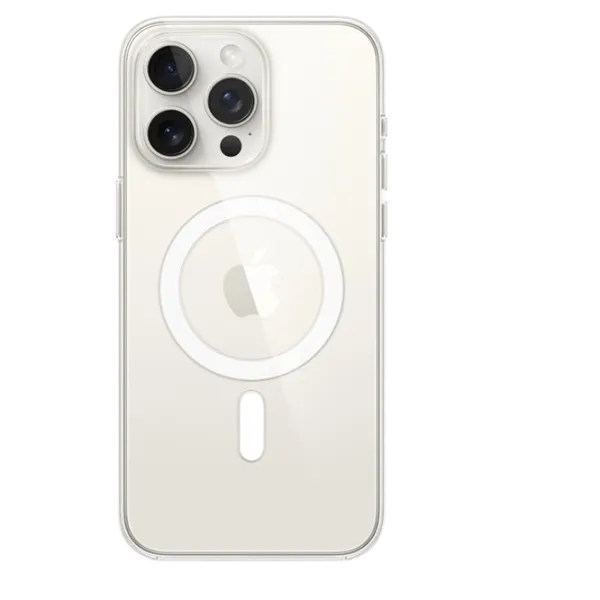 Чехол для смартфона Apple iPhone 15 Pro Max Apple/ MagSafe Back/ PP/ Прозрачный photo 2 Чехол для смартфона Apple iPhone 15 Pro Max Apple/ MagSafe Back/ PP/ Прозрачный photo 2