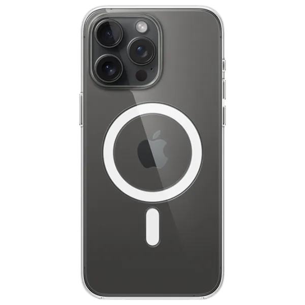 Чехол для смартфона Apple iPhone 15 Pro Max Apple/ MagSafe Back/ PP/ Прозрачный photo 3 Чехол для смартфона Apple iPhone 15 Pro Max Apple/ MagSafe Back/ PP/ Прозрачный photo 3