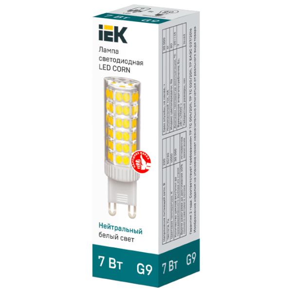 Bec LED IEK LED CORN LLE-CORN-7-230-40-G9 G9/ 7 W/ 4000 K/ 665lm/ White photo 2
