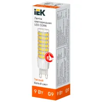 Bec LED IEK LED CORN LLE-CORN-9-230-30-G9 G9/ 9 W/ 3000 K/ 855lm/ White photo 2