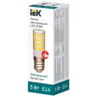 Bec LED IEK LED CORN LLE-CORN-5-230-40-E14 E14/ 5 W/ 4000 K/ 475lm/ White photo 2