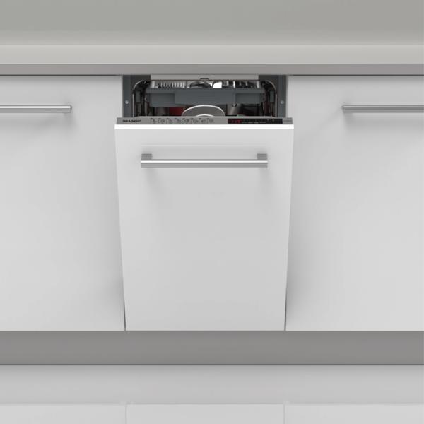 Mașină de spălat vase SHARP QW-NS1GI47EX-EU Îngustă/ Inox photo 3