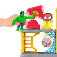 Figurină Hasbro Avengers Playset Hulk Smash Yard 3+/ Green photo 3