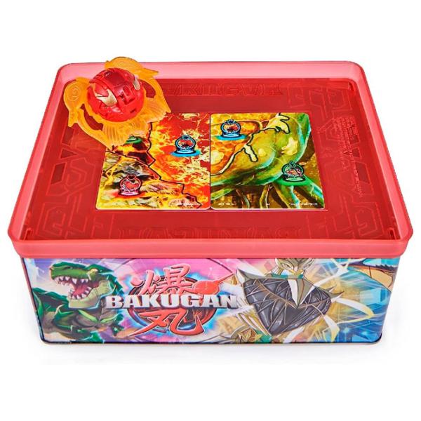 Set jucării Bakugan Battle Pack BakuTin 3S1 6067046 5+/ Multicolor Red photo 2
