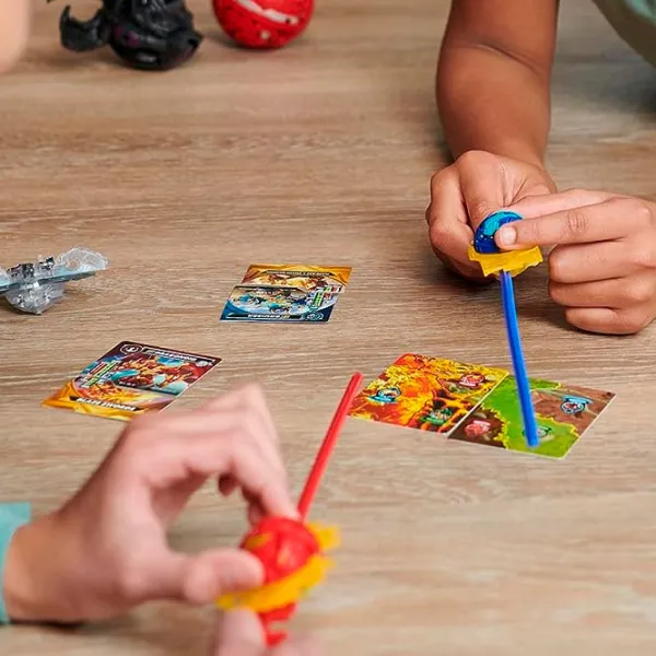 Set jucării Bakugan Battle Pack BakuTin 3S1 6067046 5+/ Multicolor Red photo 6