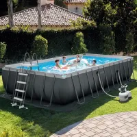 Piscină Intex Metal Ultra XTR Frame 26364 31805 l/ Cu cadru/ Gray photo 3