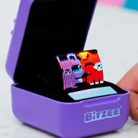 Цифровой питомец Spinmaster Bitzee Interactive Digital Pet 6067790 5+/ Разноцветный Фиолетовый photo 5