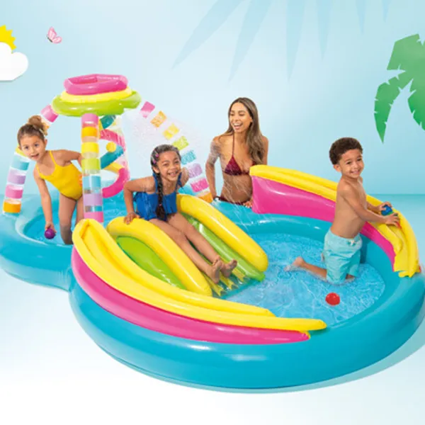 Бассейн Intex Rainbow 56137 374 л/ Надувной/ Разноцветный photo 4