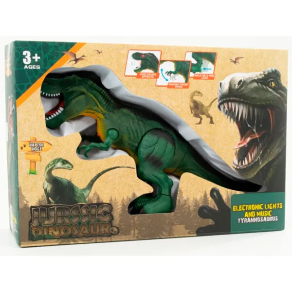 Фигурка Icom Poland Jurassic Dinosaur Динозавр 3+/ Зелёный photo 2