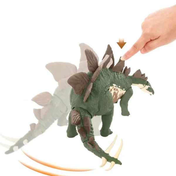 Фигурка Mattel Jurassic World Стегозавр 4+/ Зелёный photo 4 Фигурка Mattel Jurassic World Стегозавр 4+/ Зелёный photo 4