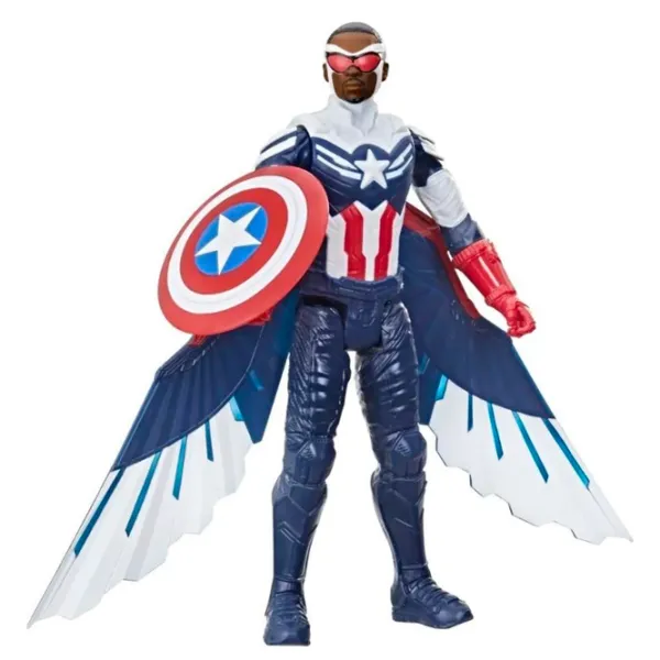 Figurină Hasbro MSE Titan Hero Captain America 4+/ Blue photo 2 Figurină Hasbro MSE Titan Hero Captain America 4+/ Blue photo 2