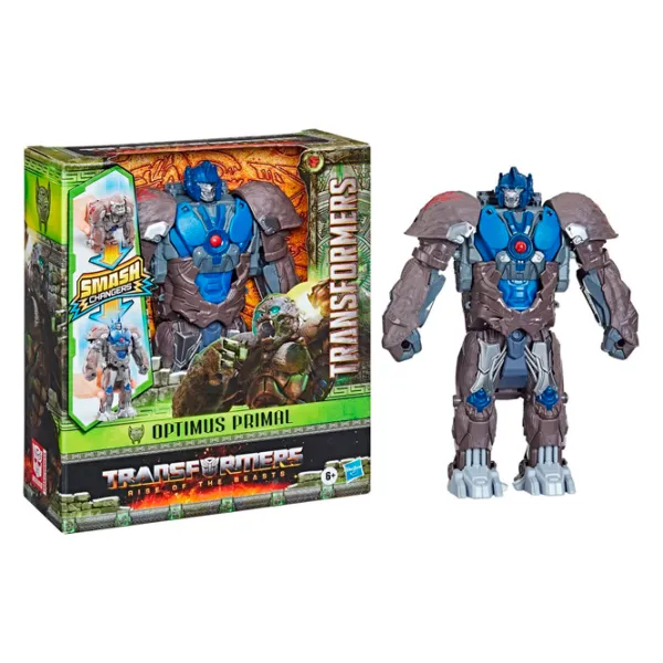 Фигурка Hasbro Transformers MV7 Smash Changers Optimus Primal 6+/ Серый photo 3 Фигурка Hasbro Transformers MV7 Smash Changers Optimus Primal 6+/ Серый photo 3