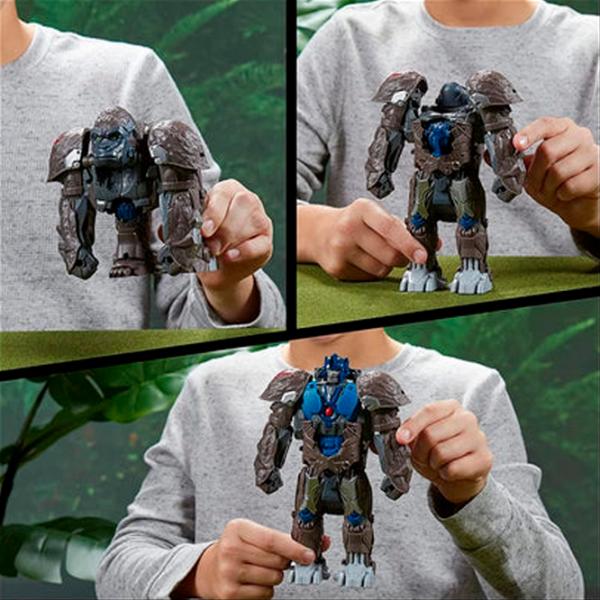 Фигурка Hasbro Transformers MV7 Smash Changers Optimus Primal 6+/ Серый photo 4 Фигурка Hasbro Transformers MV7 Smash Changers Optimus Primal 6+/ Серый photo 4