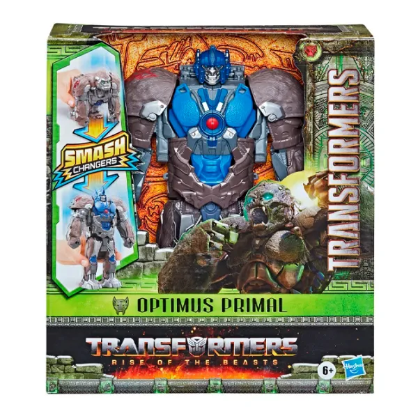 Фигурка Hasbro Transformers MV7 Smash Changers Optimus Primal 6+/ Серый photo 5 Фигурка Hasbro Transformers MV7 Smash Changers Optimus Primal 6+/ Серый photo 5