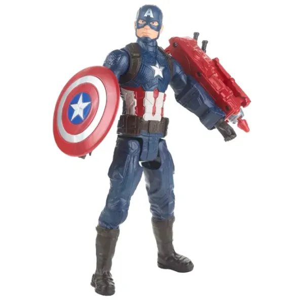 Figurină Hasbro AVN Titan Hero Captain America 4+/ Multicolor photo 2 Figurină Hasbro AVN Titan Hero Captain America 4+/ Multicolor photo 2