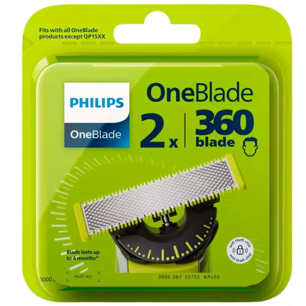 Сменное лезвие Philips QP420/50 Черный Зелёный  photo 2