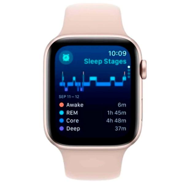 Умные часы Apple Watch SE 2023 1.57"/ 40 мм/ Starlight - Starlight/ MR9V3QI/ A photo 4 Умные часы Apple Watch SE 2023 1.57"/ 40 мм/ Starlight - Starlight/ MR9V3QI/ A photo 4