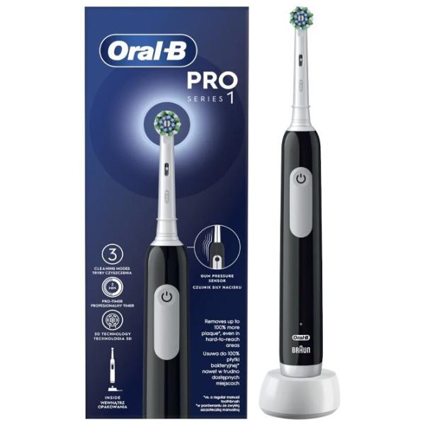 Periuță de dinți electrică Braun PRO Series 1 Cross Action 3D/ Black photo 2