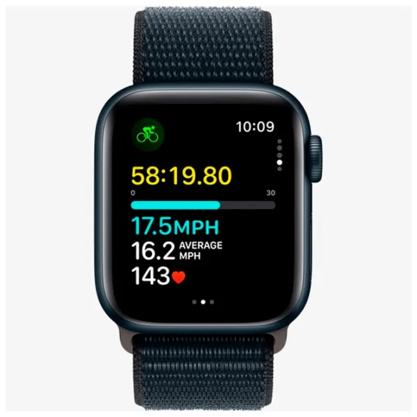 Умные часы Apple Watch SE 2023 1.57"/ 40 мм/ Черный - Midnight Sport/ MRE03QI/ A photo 2 Умные часы Apple Watch SE 2023 1.57"/ 40 мм/ Черный - Midnight Sport/ MRE03QI/ A photo 2