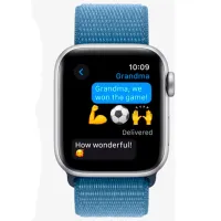 Ceas inteligent Apple Watch SE 2023 1.57"/ 40mm/ Silver - Winter Blue/ MRE33QI/ A photo 3