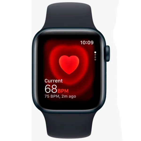 Умные часы Apple Watch SE 2023 1.57"/ 44 мм/ Черный - Midnight Sport/ MRE93QI/ A photo 4 Умные часы Apple Watch SE 2023 1.57"/ 44 мм/ Черный - Midnight Sport/ MRE93QI/ A photo 4