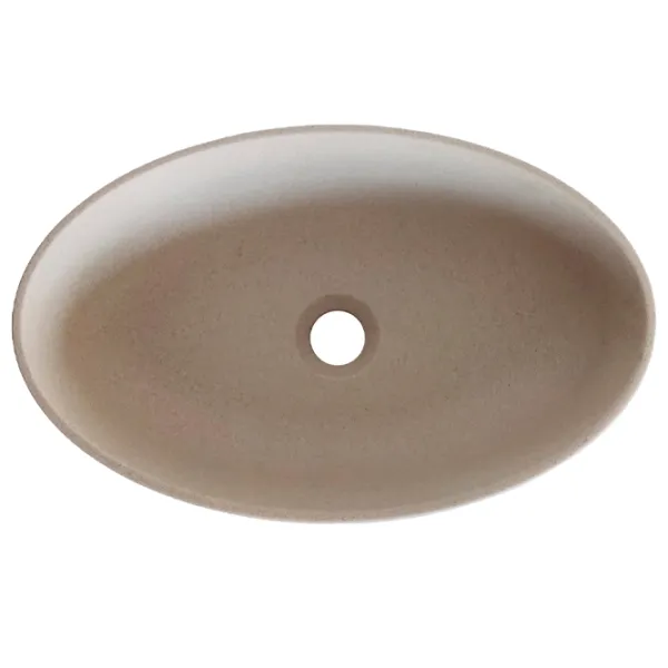 Lavoar Sandonna Arondi 500 Oval/ deasupra blatului/ Beige photo 2 Lavoar Sandonna Arondi 500 Oval/ deasupra blatului/ Beige photo 2