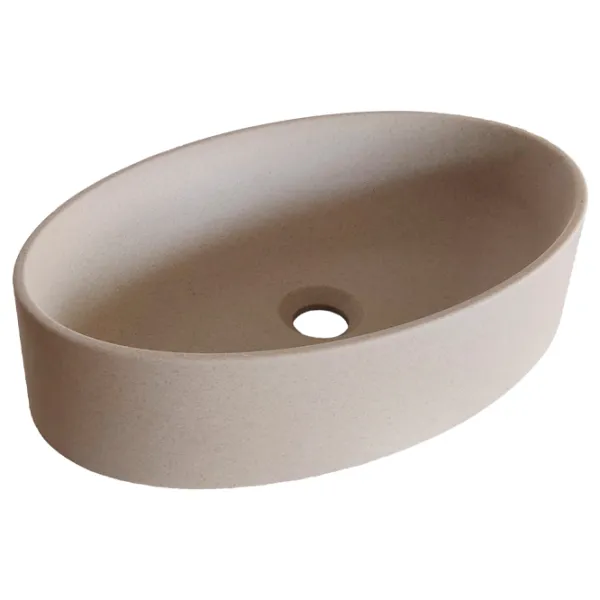 Lavoar Sandonna Arondi 500 Oval/ deasupra blatului/ Beige photo 3 Lavoar Sandonna Arondi 500 Oval/ deasupra blatului/ Beige photo 3