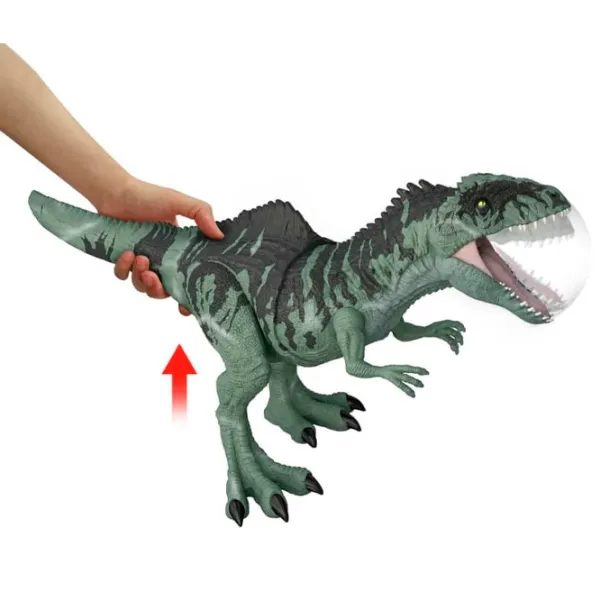 Фигурка Mattel Jurassic World Giganotosaurus 4+/ Зелёный photo 2 Фигурка Mattel Jurassic World Giganotosaurus 4+/ Зелёный photo 2