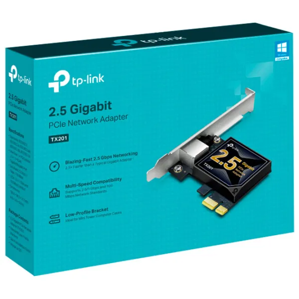 LAN Adapter TP-Link TX201 LAN/ Black photo 5