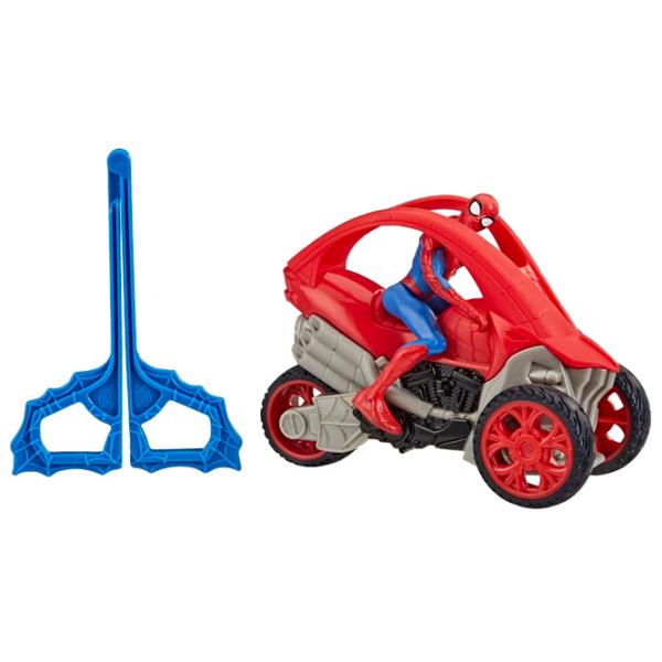 Машинка Hasbro Spider-Man Rip n Go E7332 Синий Красный photo 2 Машинка Hasbro Spider-Man Rip n Go E7332 Синий Красный photo 2