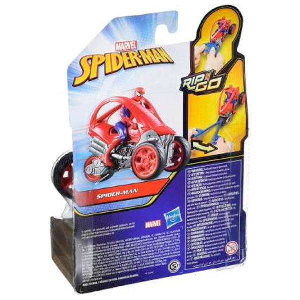 Машинка Hasbro Spider-Man Rip n Go E7332 Синий Красный photo 4 Машинка Hasbro Spider-Man Rip n Go E7332 Синий Красный photo 4