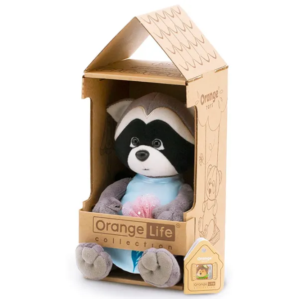 Jucărie moale Orange Toys Daisy the Raccoon Flower 4752218001534 3+/ Grey photo 5 Jucărie moale Orange Toys Daisy the Raccoon Flower 4752218001534 3+/ Grey photo 5