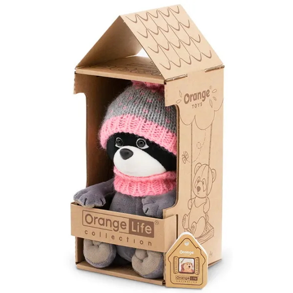 Jucărie moale Orange Toys Daisy the Raccoon Sweet Candy 4752218005631 3+/ Grey photo 5