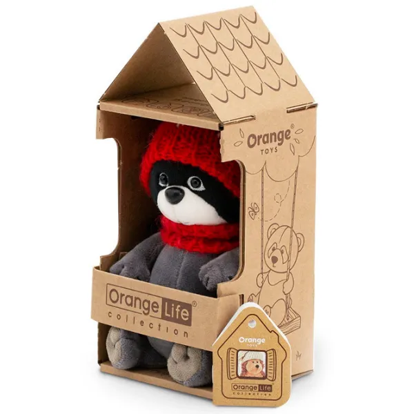 Jucărie moale Orange Toys Daisy the Raccoon Cranberry Syrup 4752218005617 3+/ Grey photo 5 Jucărie moale Orange Toys Daisy the Raccoon Cranberry Syrup 4752218005617 3+/ Grey photo 5