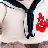 Jucărie moale Orange Toys Denny the Raccoon Sailor 4752218010130 3+/ Grey photo 5