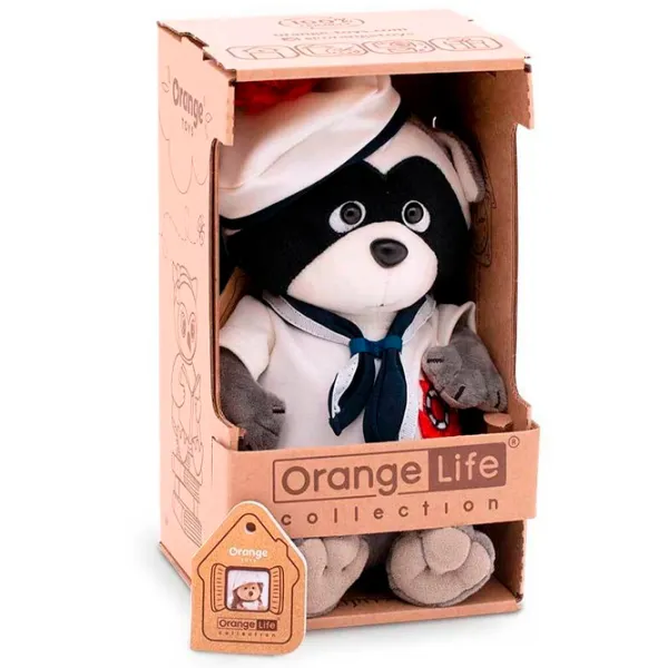 Мягкая игрушка Orange Toys Denny the Raccoon Sailor 4752218010130 3+/ Grey photo 6