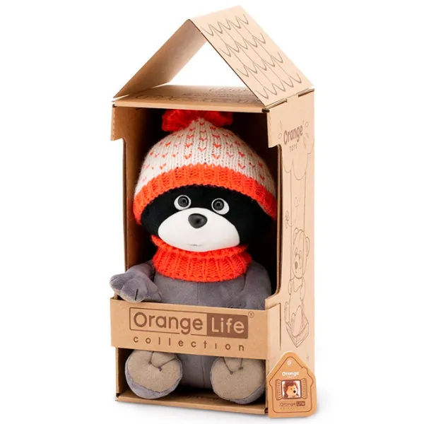 Jucărie moale Orange Toys Denny the Raccoon Orange Fresh 4752218005747 3+/ Grey photo 5 Jucărie moale Orange Toys Denny the Raccoon Orange Fresh 4752218005747 3+/ Grey photo 5