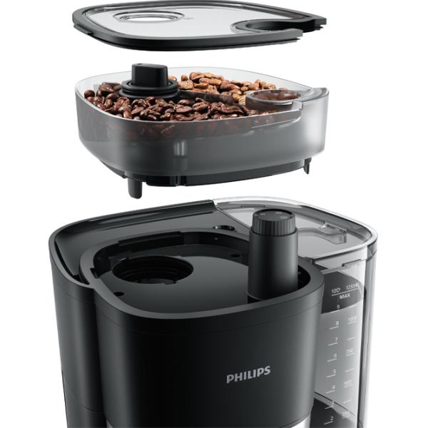 Кофеварка Philips HD7900/ 50 Капельная/ 1.25 л/ Черный photo 4