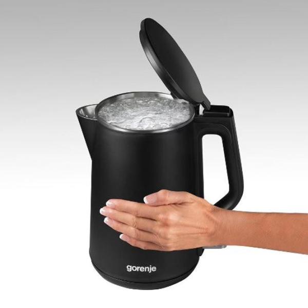 Ceainic electric Gorenje K15DWBK 1.5l / Ascuns / Black photo 4