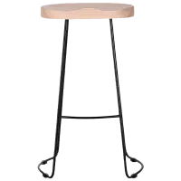 Scaun de bar AG Jam Lemn/ Metal/ Black photo 2