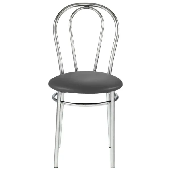 Scaun de bucătărie Nowy Styl Tulipan V-4 Piele artificială/ Black photo 2